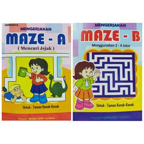 Jual Buku Mengerjakan Maze / Buku Mencari Jejak Untuk Anak TK/PAUD ...