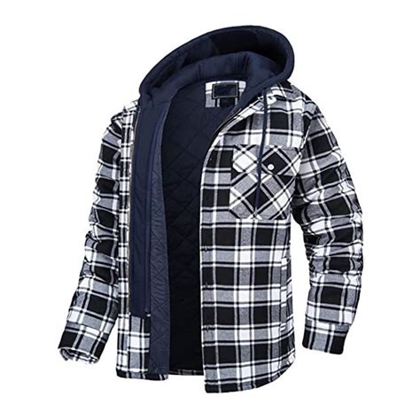 Flannel Shirt Hooded Jacket
