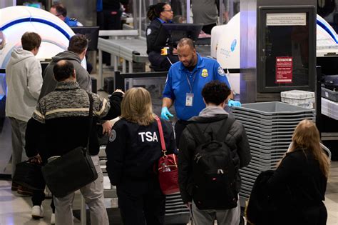 TSA agents are working without pay at US airports