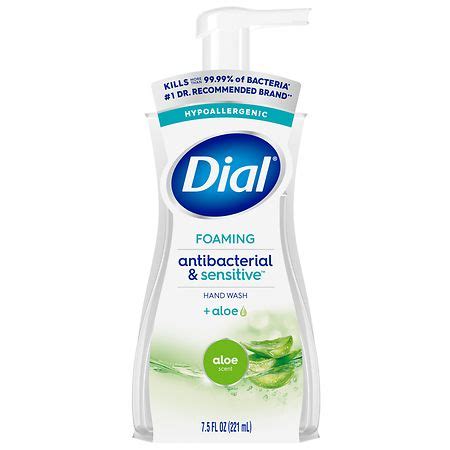 Dial Complete Clean + Gentle Antibacterial Foaming Hand Wash Aloe ...