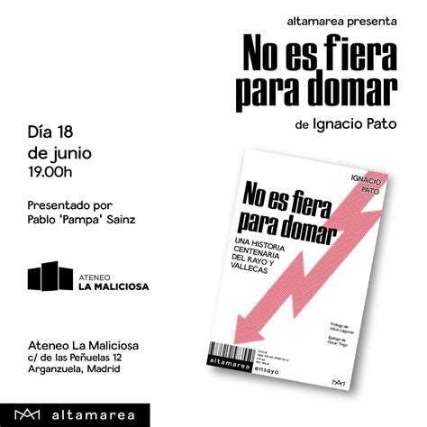 NO ES FIERA PARA DOMAR. UNA HISTORIA CENTENARIA DEL RAYO Y VALLECAS ...