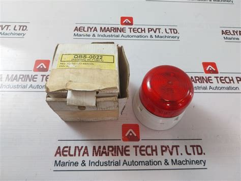 Klaxon Qbs-0022 Red Static Led Beacon Ip65 1501W – Aeliya Marine Tech®