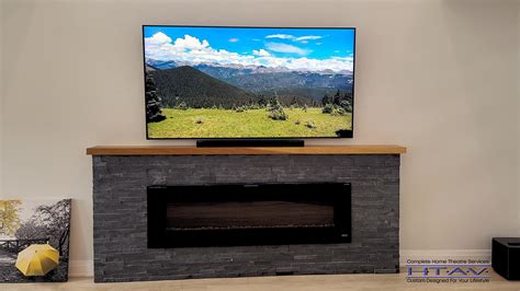 Fireplace Mounted TV Installation Gallery - HTAV