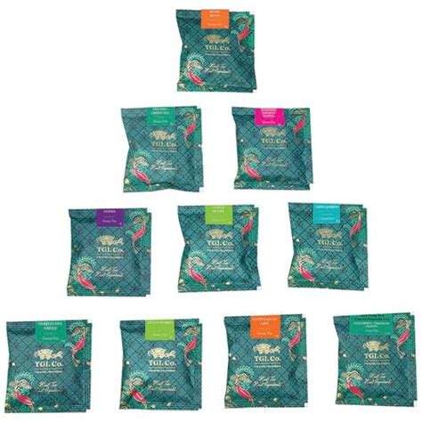 TGL Co. Green Tea Bags Sampler Box Assortment