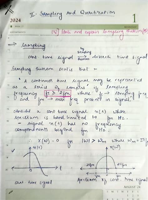 ADC mod 3 part 1 - DKVNEOIRBNERIN - II. Sampling And Quantization 2024 ...