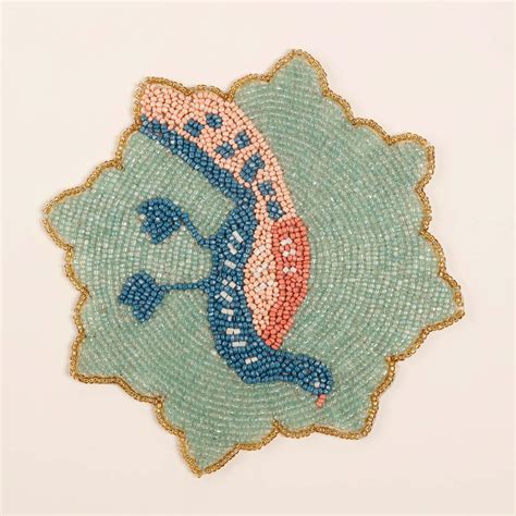 Buy Showstopper Peacock Beaded Trivet from Home Centre at just INR 599.0