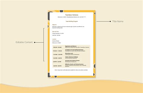 Image result for Program Template Design
