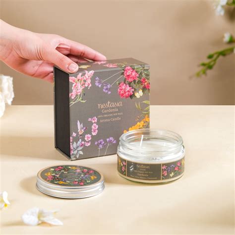 Gardenia Scented Two Wick Candle Glass Jar 170ml Online - Premium ...