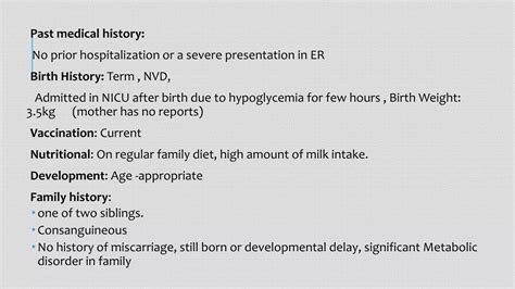 Pediatric Hypoglycemia | PPTX