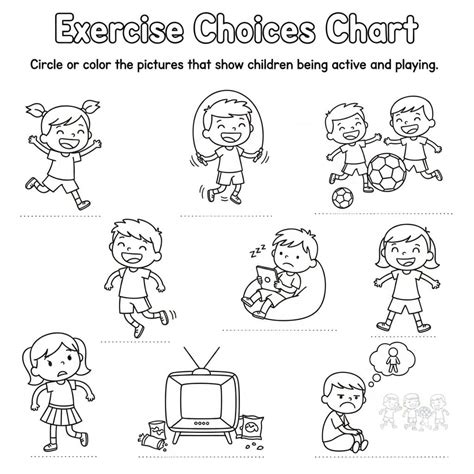 Type of Exercise Worksheet 的图像结果