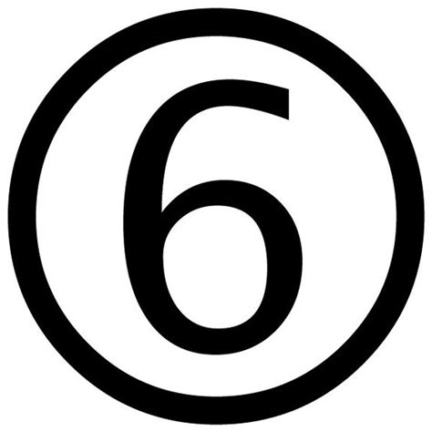 LALIZAS IMO SIGNS - Number 6