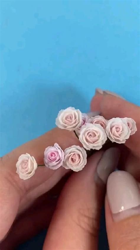 Image result for 3D Polymer Clay Flower Tutorials