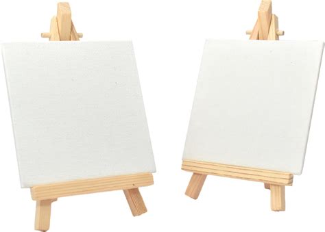 Buzz Cool Mini Wooden Display Easel Tripod Stand 6 inch,5pcs with ...