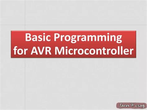 AVR Microcontroller Programming Tutorial 的图像结果