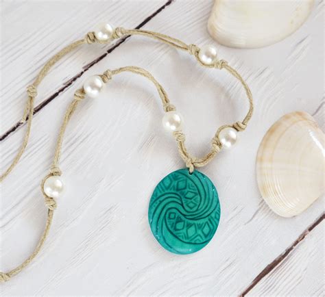 Moana Necklace Heart of Te Fiti Pendant / Disney Moana kids - Inspire ...