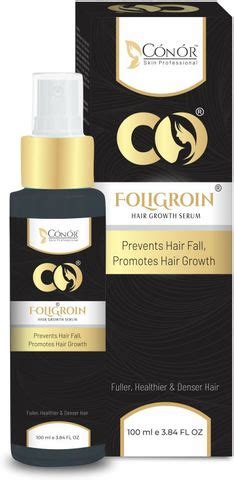 CONOR Foligroin Hair Growth Serum For Hairs Damage Pack of 2 {100 ML ...