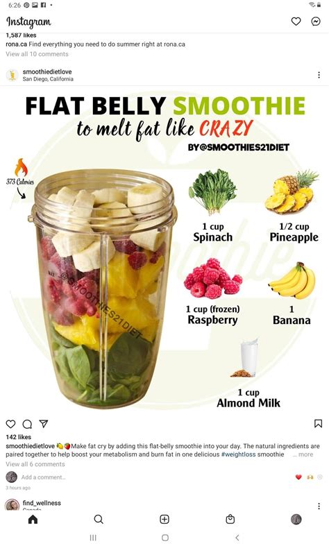 11 healthy lunch smoothies for meal replacement – Artofit