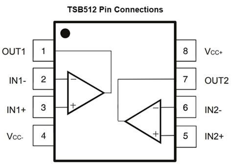 TSB511, TSB512, TSB514 6MHz Operational Amplifiers - STMicro | Mouser