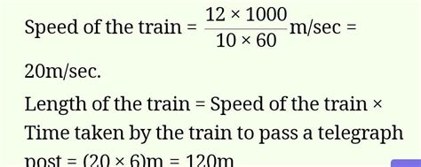 A train 100 m long crosses a telegraphic post in 10 s . another train ...