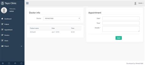 Image result for Clinic Project Using ASP.NET MVC