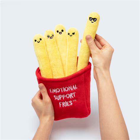 Emotional Support Fries Viral Cuddly Food Plush | by Relatable