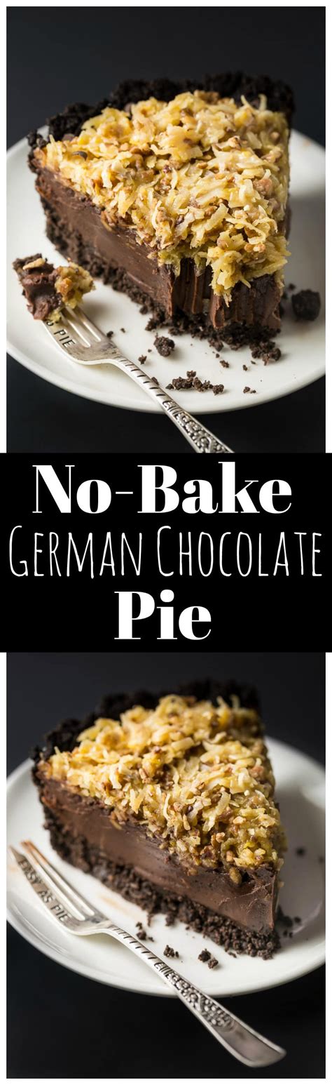 no bake german chocolate pie