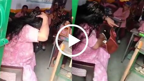 School Principal Caught Doing Hair Massage In Classroom While Enjoying ...