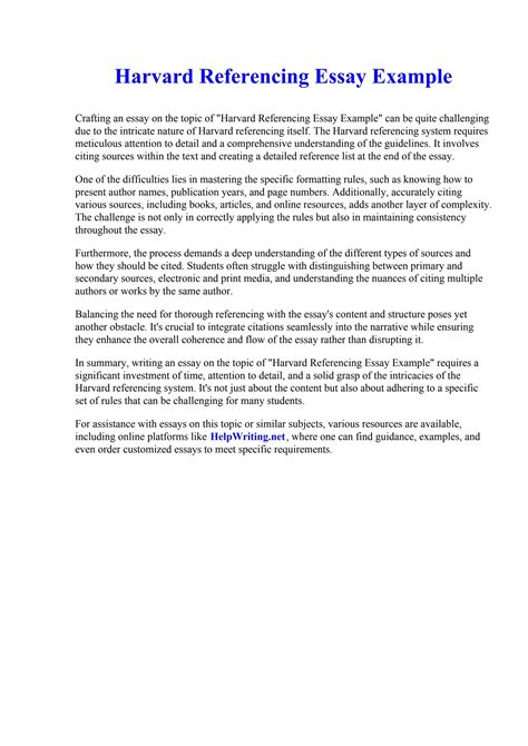 Harvard Style Referencing Example 的图像结果