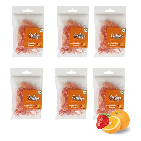 Strawberry Orange | Pack of 6 | Hard Candy | Orileys – kandee factory ...