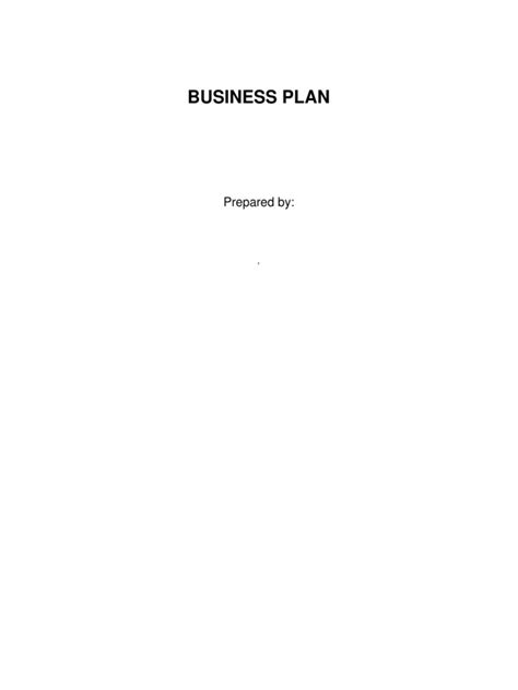 Example of Business Plan Proposal 的图像结果
