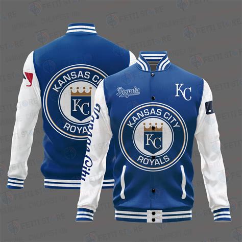 Kansas City Royals Major League Baseball AOP Varsity Jacket STM ...