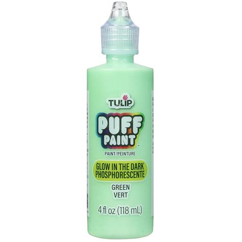 Tulip Dimensional Fabric Paint 4oz-Glow - Green | Oriental Trading