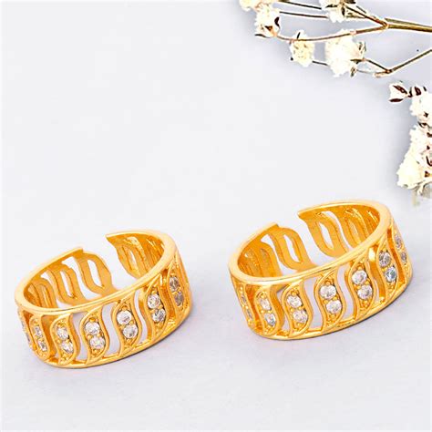 Cutwork Design Toe Ring – VOYLLA