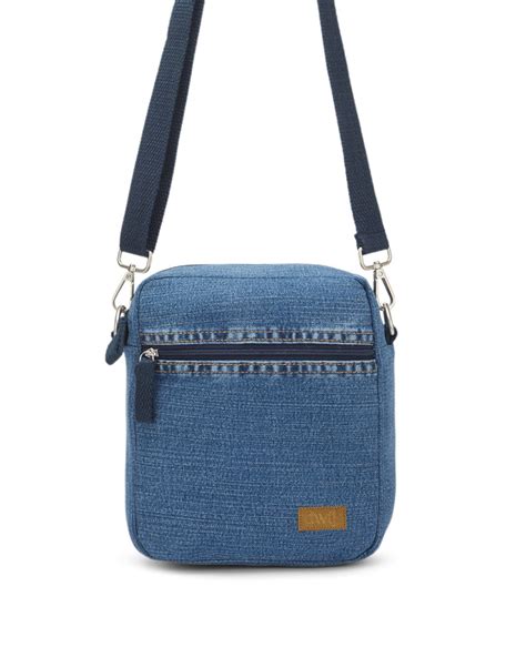 Upcycled Denim Unisex Breakfree Sling Bag - Dwij