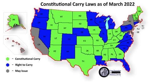 Twenty-five states have Constitutional Carry - Crime Prevention ...