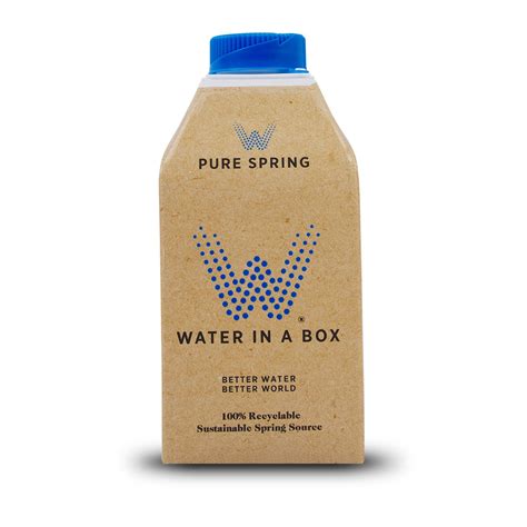 Water in a Box Flavoured Pure Spring Water 12 x 500ml Cartons | 100% ...