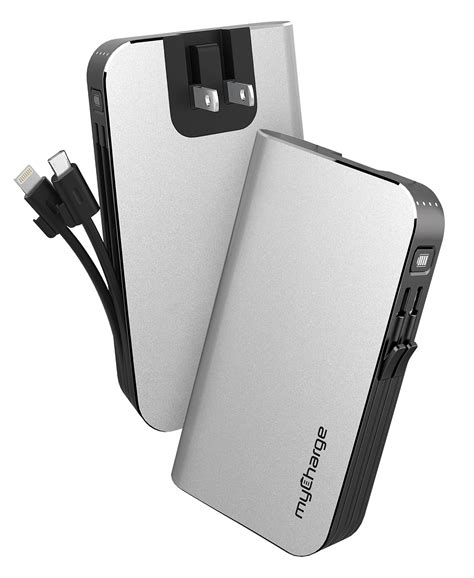 myCharge Portable Charger with Wall Plug - 10050mAh Fast Charging ...