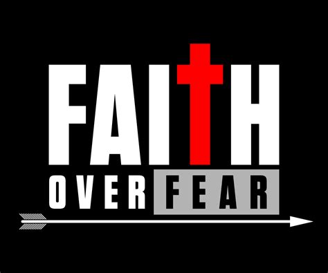Faith over Fear t-shirt design graphic, vector, typographic ...