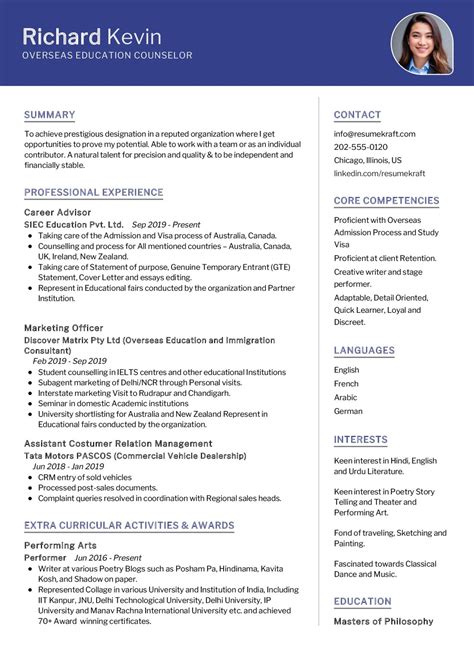 Example Of Statement Of Purpose For Study Abroad On