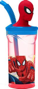 Flipkart.com | MARVEL 3D FIGURINE TUMBLER SPIDERMAN RED WEBS 360 ml ...
