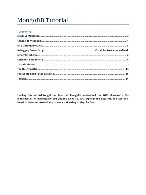 MongoDB Tutorial Mac 的图像结果