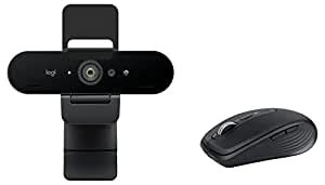 Logitech Brio Stream, Ultra 4K HD Video Calling, Optical Zoom, Noise ...