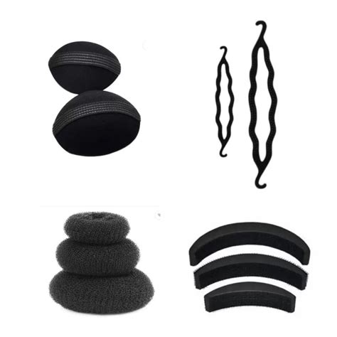 Fezzalo combo of hair styling tools (2pc Hair Lock Big & Small, 3 hair ...