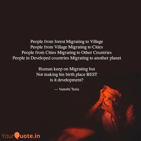 People from forest Migrat... | Quotes & Writings by Vamshi Tesla ...