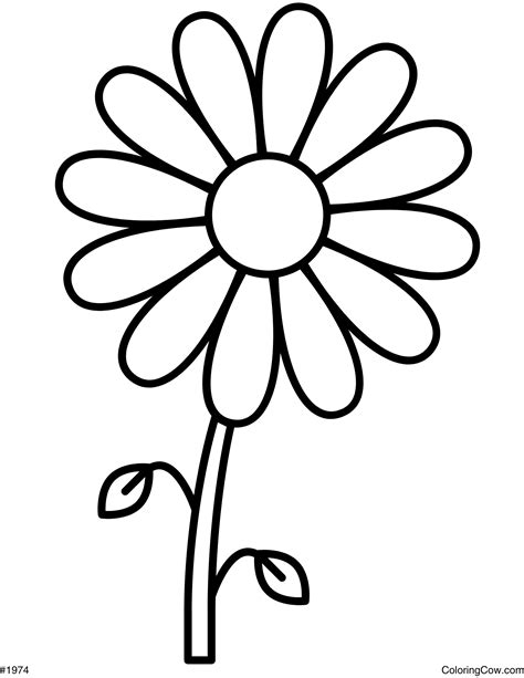 Easy Coloring Pages Printable Flowers [2025]
