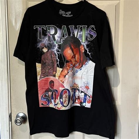 Travis Scott Men's multi T-shirt | Depop