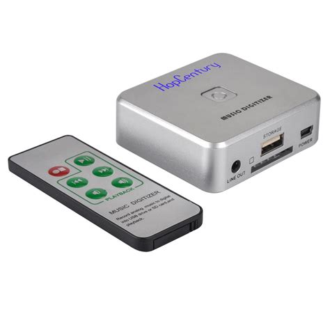 Audio Capture Recorder with 3.5mm & RCA IN Ports, Remote Controlled ...