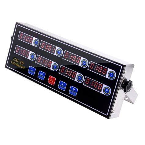 Buy Slsy 8 Channels Kitchen Timer, Commercial Cooking Timer with Loud ...