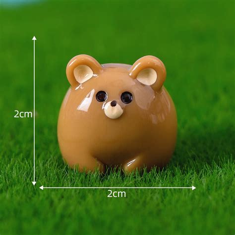 Bear Round Animal Miniature