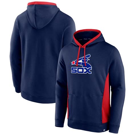 Chicago White Sox Fanatics True Classics Fanarama Pullover Hoodie - Navy